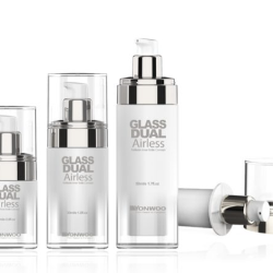50 ml Glass Dual Airless Bottles